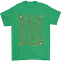 Gemini Faces Star Sign Astrological Zodiac Mens T-Shirt 100% Cotton Irish Green