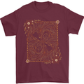 Gemini Faces Star Sign Astrological Zodiac Mens T-Shirt 100% Cotton Maroon