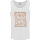 Gemini Faces Star Sign Astrological Zodiac Mens Vest Tank Top White