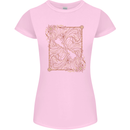 Gemini Faces Star Sign Astrological Zodiac Womens Petite Cut T-Shirt Light Pink