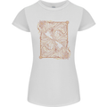 Gemini Faces Star Sign Astrological Zodiac Womens Petite Cut T-Shirt White