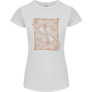 Gemini Faces Star Sign Astrological Zodiac Womens Petite Cut T-Shirt White