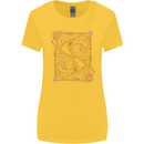 Gemini Faces Star Sign Astrological Zodiac Womens Wider Cut T-Shirt Yellow