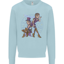 Gemini Star Sign Astrological Zodiac Kids Sweatshirt Jumper Light Blue