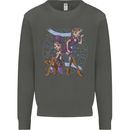 Gemini Star Sign Astrological Zodiac Kids Sweatshirt Jumper Storm Grey