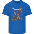 Gemini Star Sign Astrological Zodiac Kids T-Shirt Childrens Royal Blue