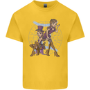 Gemini Star Sign Astrological Zodiac Kids T-Shirt Childrens Yellow