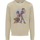 Gemini Star Sign Astrological Zodiac Mens Sweatshirt Jumper Sand