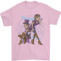 Gemini Star Sign Astrological Zodiac Mens T-Shirt 100% Cotton Light Pink