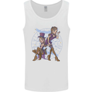 Gemini Star Sign Astrological Zodiac Mens Vest Tank Top White