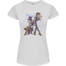 Gemini Star Sign Astrological Zodiac Womens Petite Cut T-Shirt White