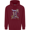 Gemini Star Sign Zodiac Astrological Childrens Kids Hoodie Maroon