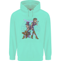 Gemini Star Sign Zodiac Astrological Childrens Kids Hoodie Peppermint