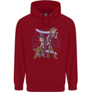 Gemini Star Sign Zodiac Astrological Childrens Kids Hoodie Red