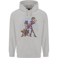 Gemini Star Sign Zodiac Astrological Childrens Kids Hoodie Sports Grey