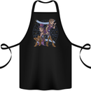 Gemini Star Sign Zodiac Astrological Cotton Apron 100% Organic Black
