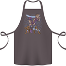 Gemini Star Sign Zodiac Astrological Cotton Apron 100% Organic Dark Grey