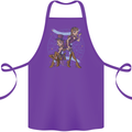 Gemini Star Sign Zodiac Astrological Cotton Apron 100% Organic Purple