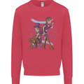 Gemini Star Sign Zodiac Astrological Kids Sweatshirt Jumper Heliconia