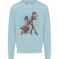 Gemini Star Sign Zodiac Astrological Kids Sweatshirt Jumper Light Blue