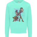 Gemini Star Sign Zodiac Astrological Kids Sweatshirt Jumper Peppermint