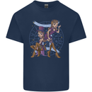 Gemini Star Sign Zodiac Astrological Mens Cotton T-Shirt Tee Top Navy Blue