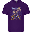 Gemini Star Sign Zodiac Astrological Mens Cotton T-Shirt Tee Top Purple