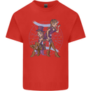 Gemini Star Sign Zodiac Astrological Mens Cotton T-Shirt Tee Top Red