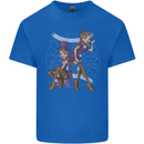 Gemini Star Sign Zodiac Astrological Mens Cotton T-Shirt Tee Top Royal Blue