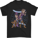 Gemini Star Sign Zodiac Astrological Mens T-Shirt 100% Cotton Black