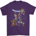 Gemini Star Sign Zodiac Astrological Mens T-Shirt 100% Cotton Purple