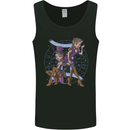 Gemini Star Sign Zodiac Astrological Mens Vest Tank Top Black