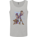 Gemini Star Sign Zodiac Astrological Mens Vest Tank Top Sports Grey