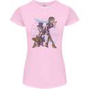 Gemini Star Sign Zodiac Astrological Womens Petite Cut T-Shirt Light Pink