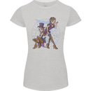 Gemini Star Sign Zodiac Astrological Womens Petite Cut T-Shirt Sports Grey