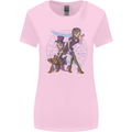 Gemini Star Sign Zodiac Astrological Womens Wider Cut T-Shirt Light Pink