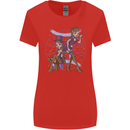 Gemini Star Sign Zodiac Astrological Womens Wider Cut T-Shirt Red