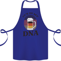 German Beer It's in My DNA Funny Germany Cotton Apron 100% Organic Royal Blue