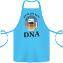 German Beer It's in My DNA Funny Germany Cotton Apron 100% Organic Turquoise