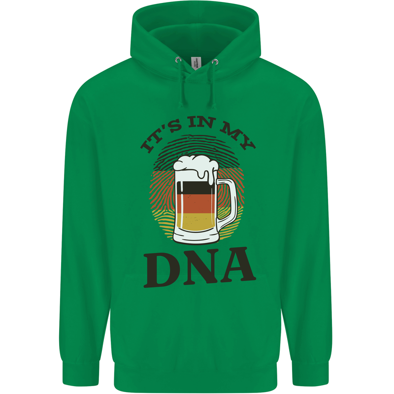 German Beer It's in My DNA Funny Germany Mens 80% Cotton Hoodie Irish Green