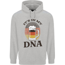 German Beer It's in My DNA Funny Germany Mens 80% Cotton Hoodie Sports Grey