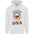 German Beer It's in My DNA Funny Germany Mens 80% Cotton Hoodie White