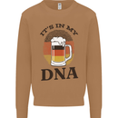 German Beer It's in My DNA Funny Germany Mens Sweatshirt Jumper Caramel Latte