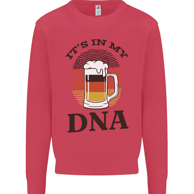 German Beer It's in My DNA Funny Germany Mens Sweatshirt Jumper Heliconia