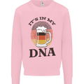 German Beer It's in My DNA Funny Germany Mens Sweatshirt Jumper Light Pink