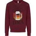 German Beer It's in My DNA Funny Germany Mens Sweatshirt Jumper Maroon