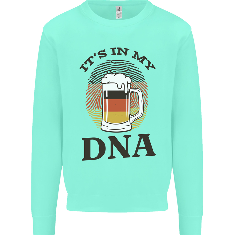 German Beer It's in My DNA Funny Germany Mens Sweatshirt Jumper Peppermint