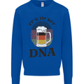 German Beer It's in My DNA Funny Germany Mens Sweatshirt Jumper Royal Blue