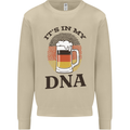 German Beer It's in My DNA Funny Germany Mens Sweatshirt Jumper Sand