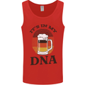 German Beer It's in My DNA Funny Germany Mens Vest Tank Top Red